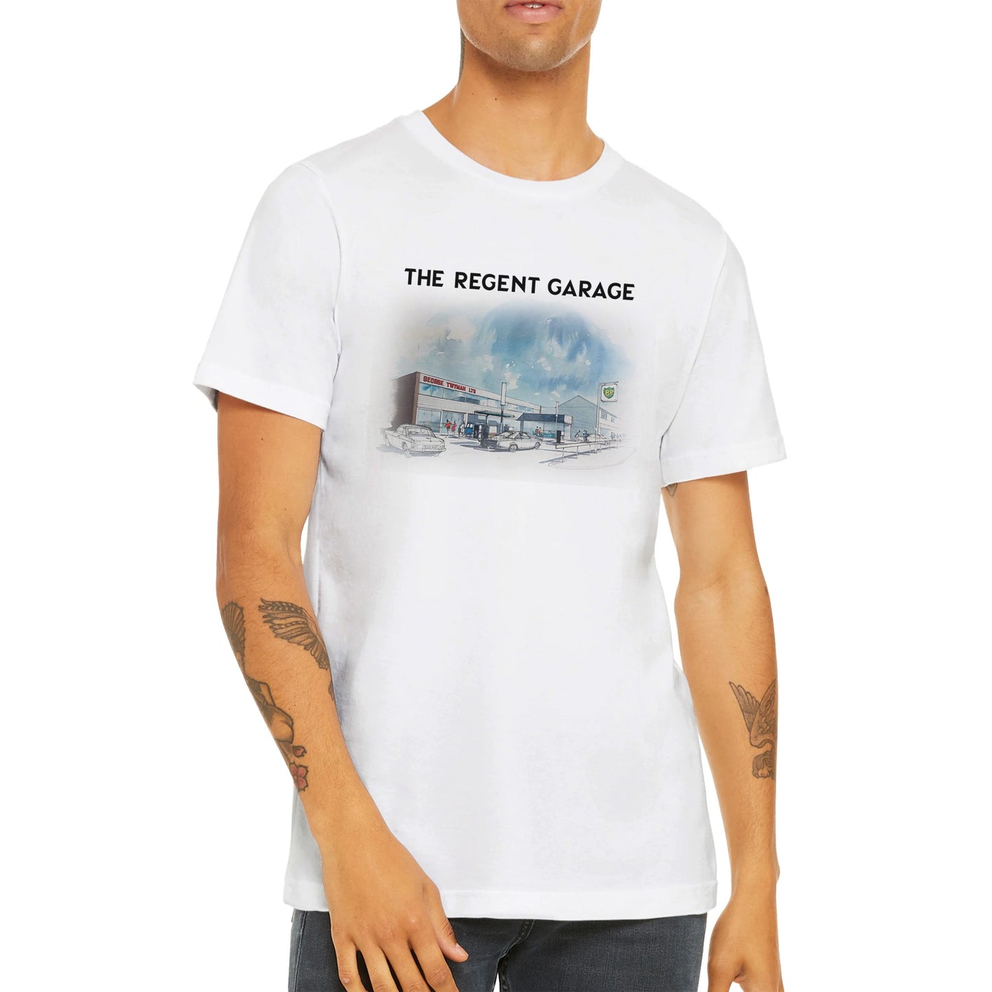 The Regent Garage - Premium Crewneck T-shirt