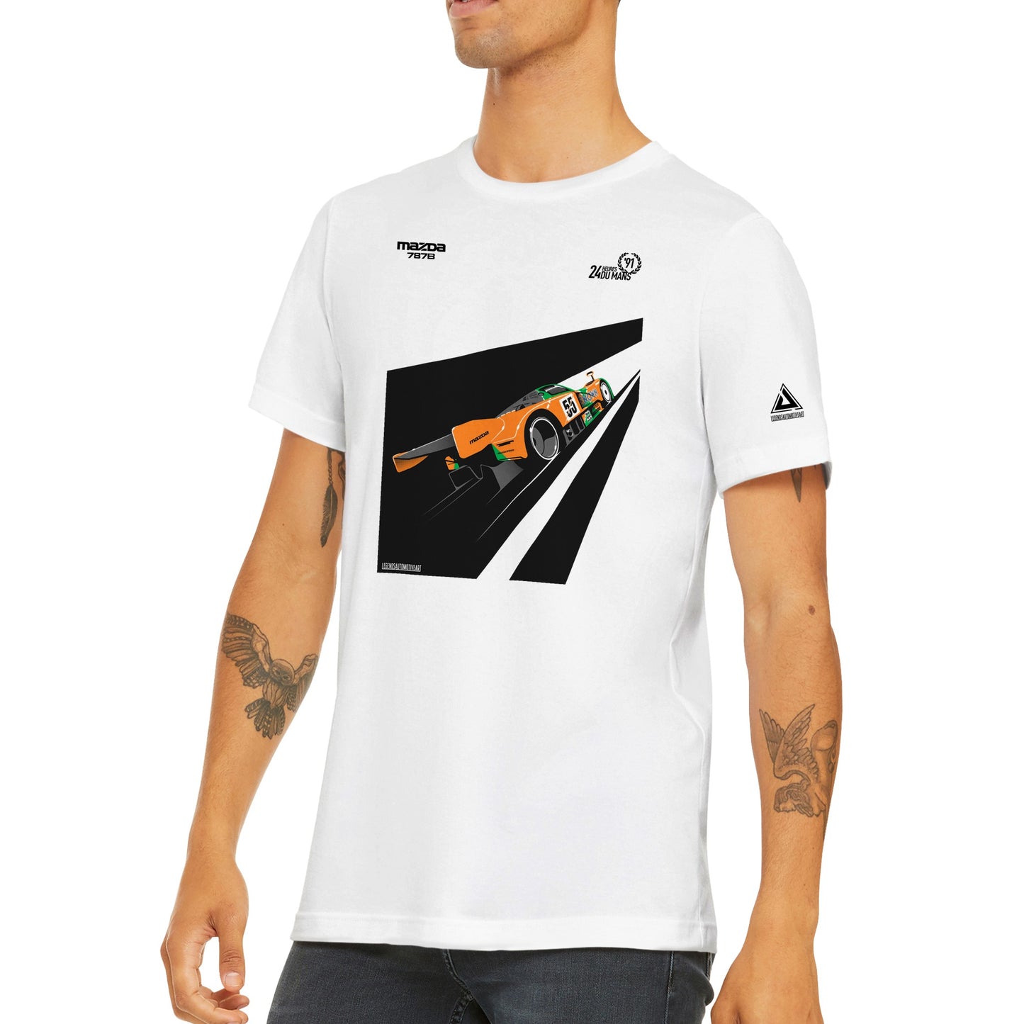 Mazda 787B - Premium Unisex T-shirt (White)