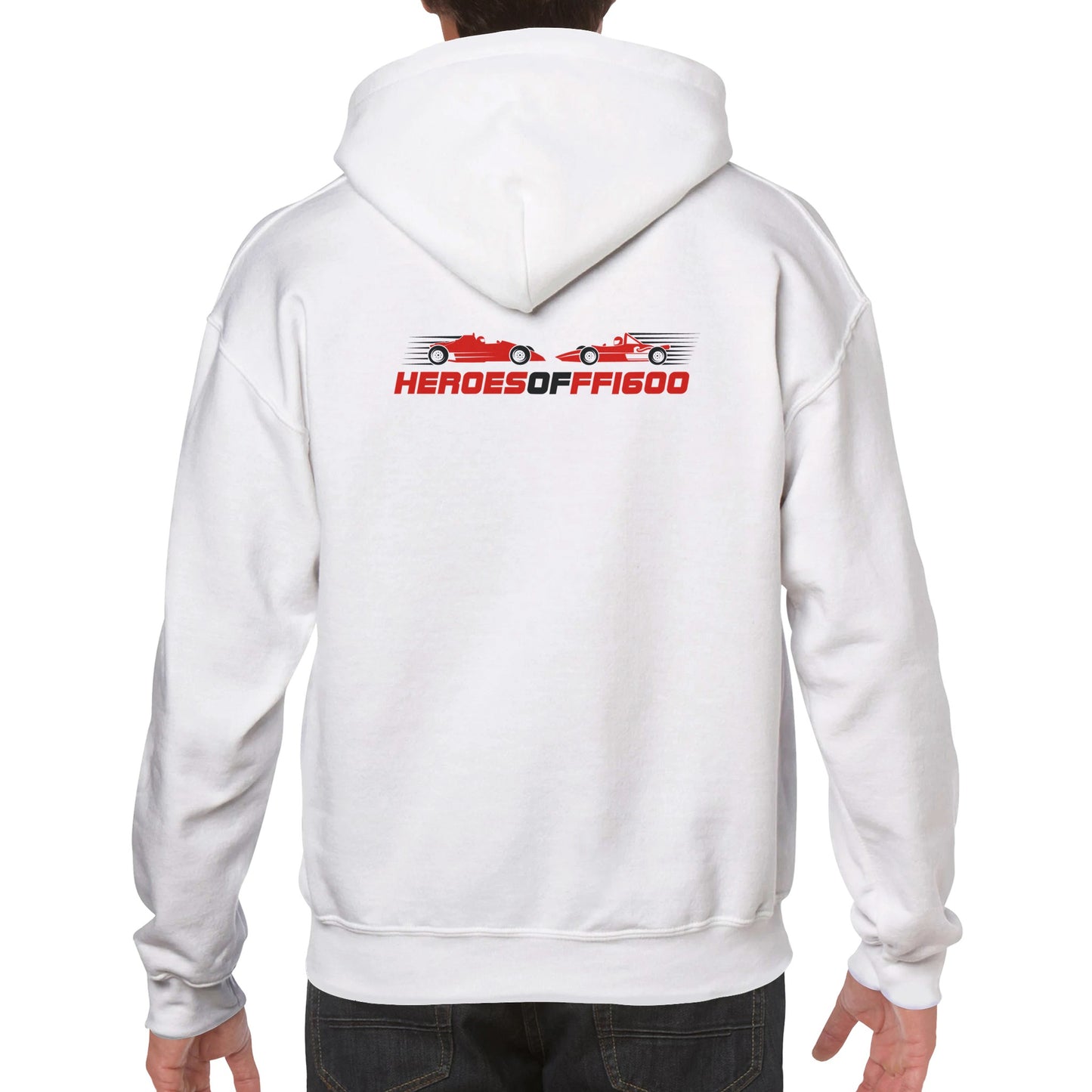 Heroes of FF1600 - Classic Unisex Hoodie (white)