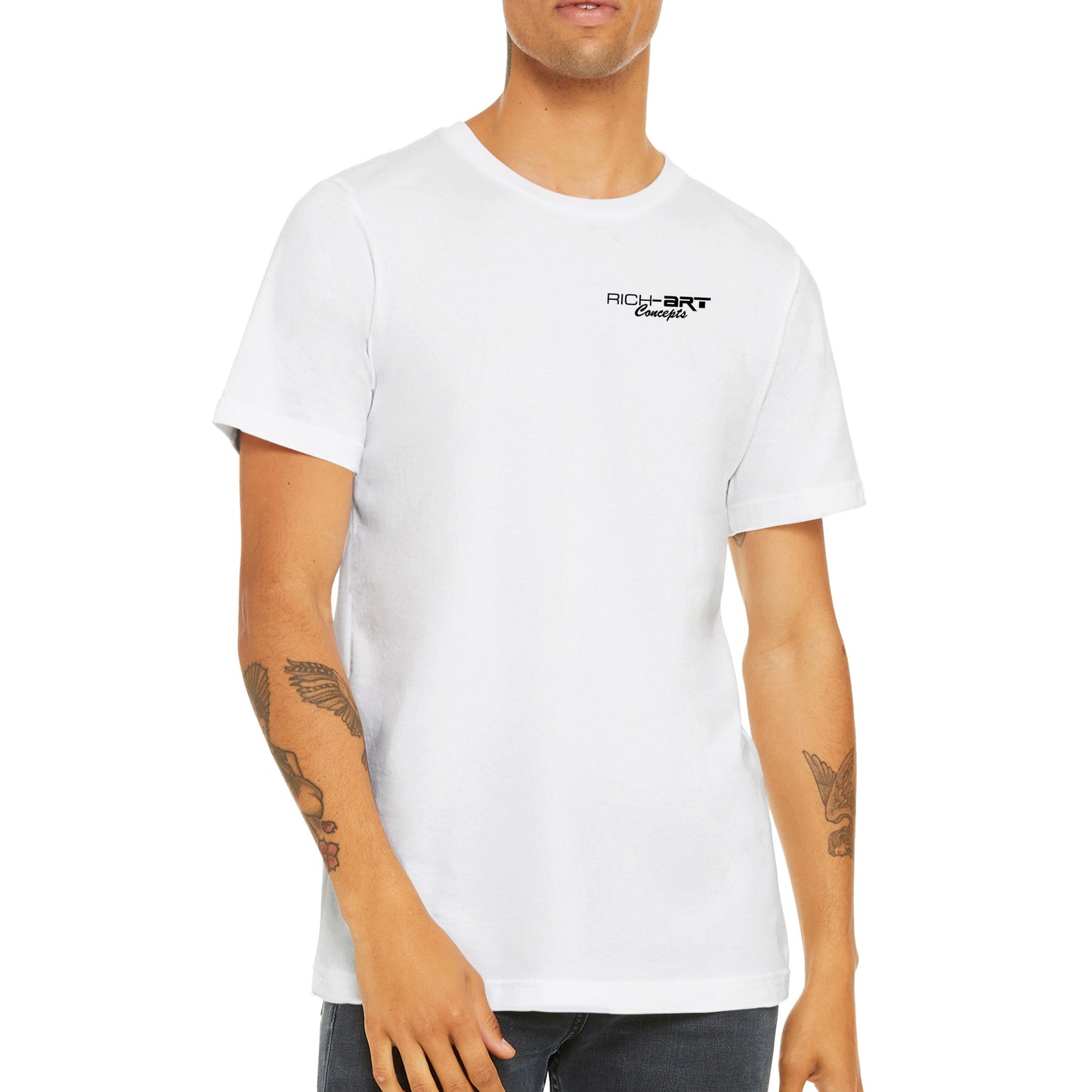 Rich-Art Premium Unisex T-shirt (White)