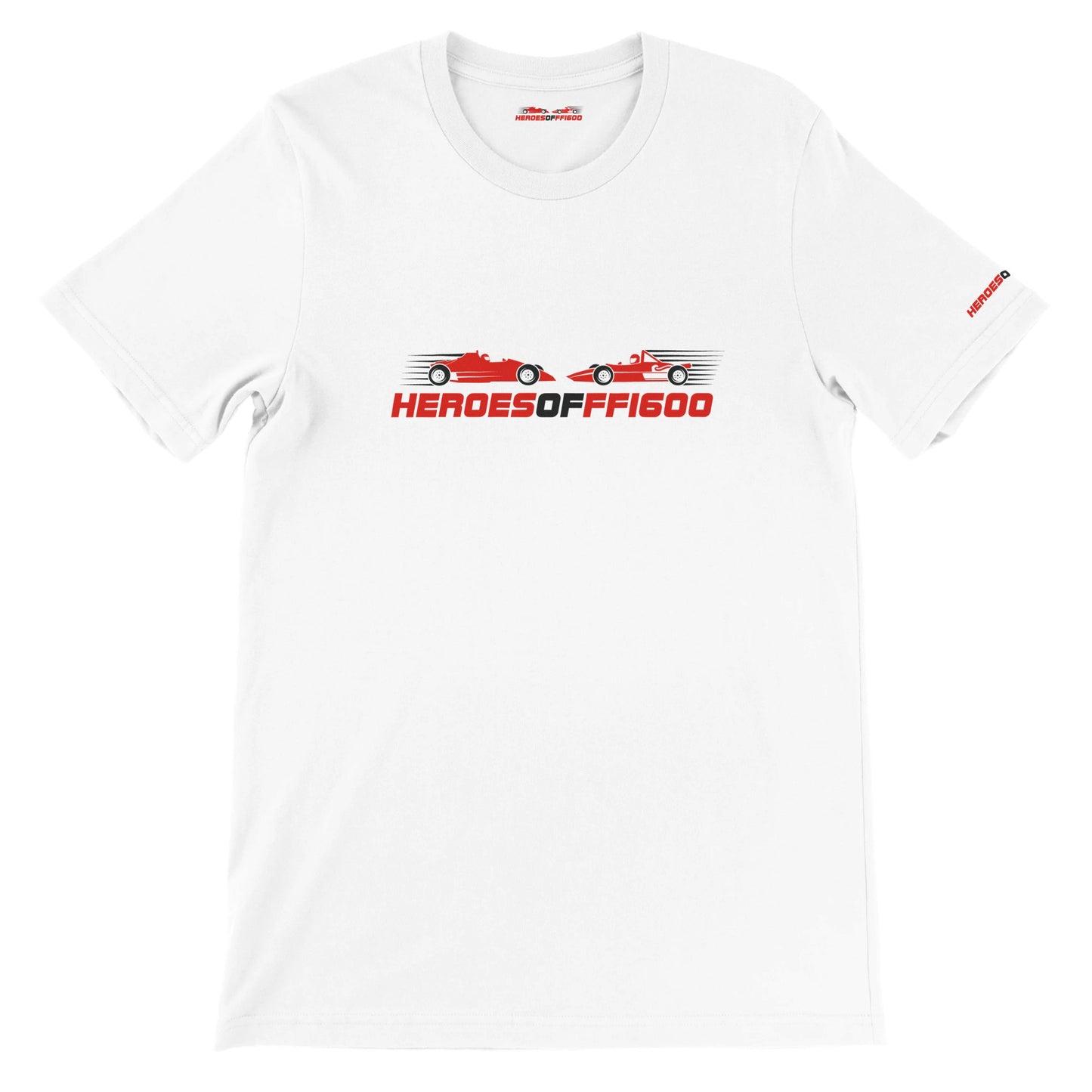 Heroes of FF1600 - Premium Unisex T-shirt (White)