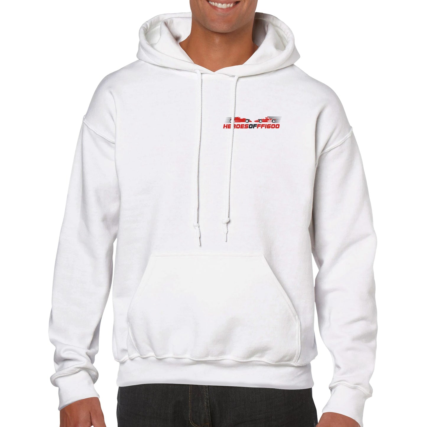 Heroes of FF1600 - Classic Unisex Hoodie (white)
