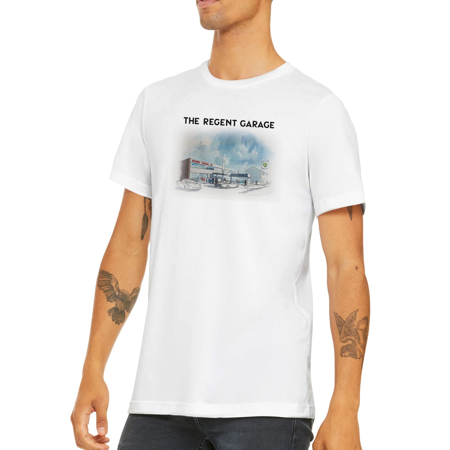 The Regent Garage - Premium Crewneck T-shirt