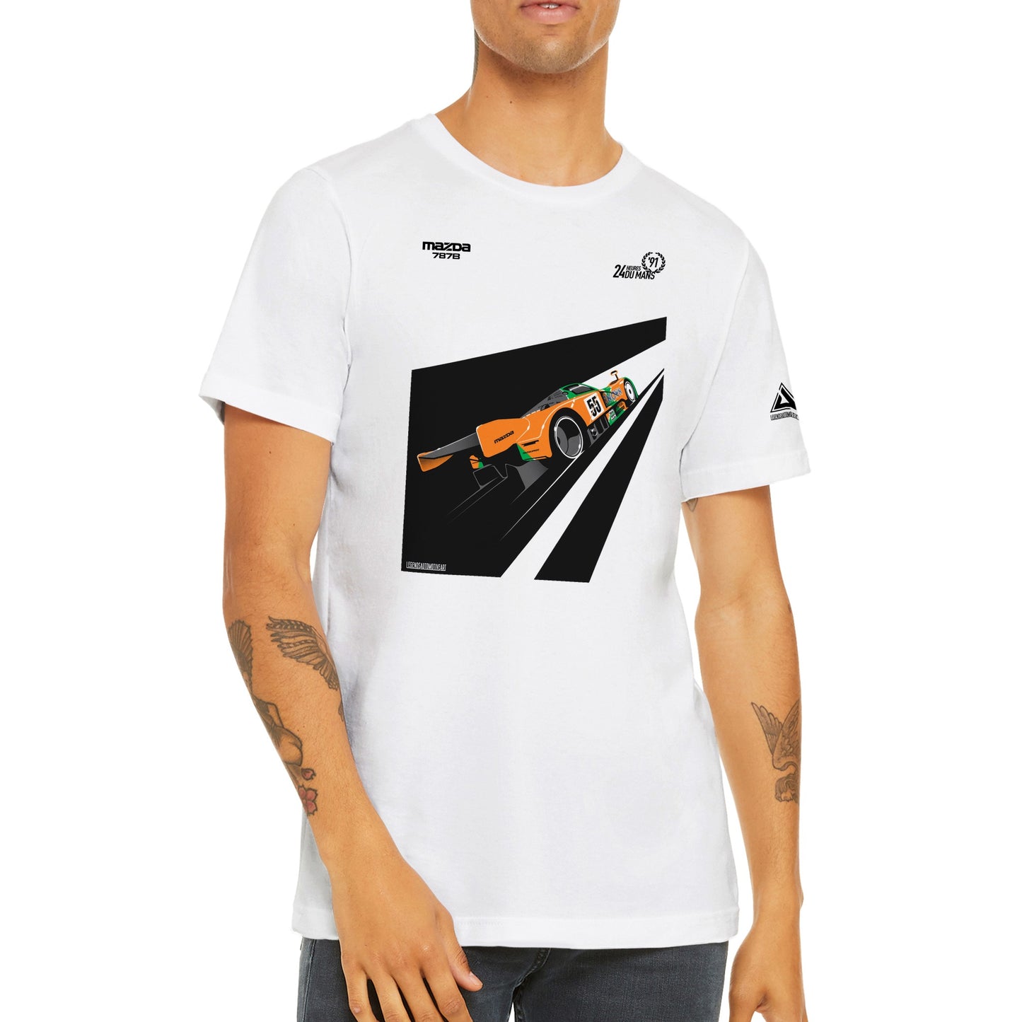 Mazda 787B - Premium Unisex T-shirt (White)