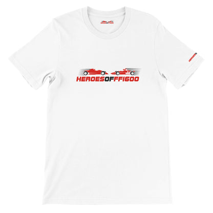 Heroes of FF1600 - Premium Unisex T-shirt (White)